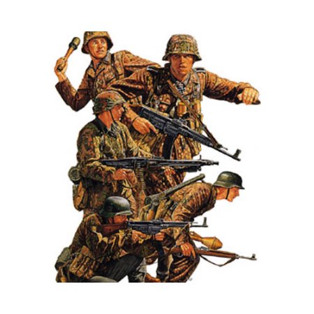Tamiya - 300035196 â WWII Figurine Set German Infantry Soldiers (5) - 1/35