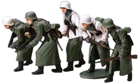 Tamiya - 35256 German Infantry WW2 Winter Scale - 1/35