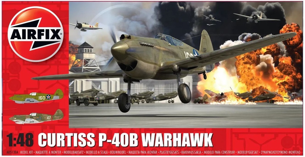 Airfix - A05130A 1/48 Curtiss P-40B Warhawk