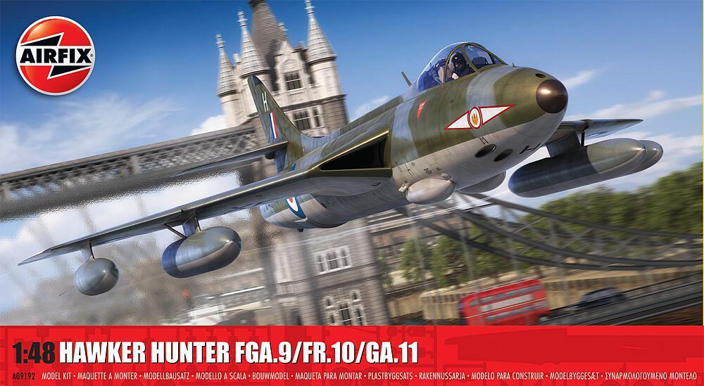 Airfix -  1/48 Hawker Hunter FGA.9/FR.10/GA.11 A09192