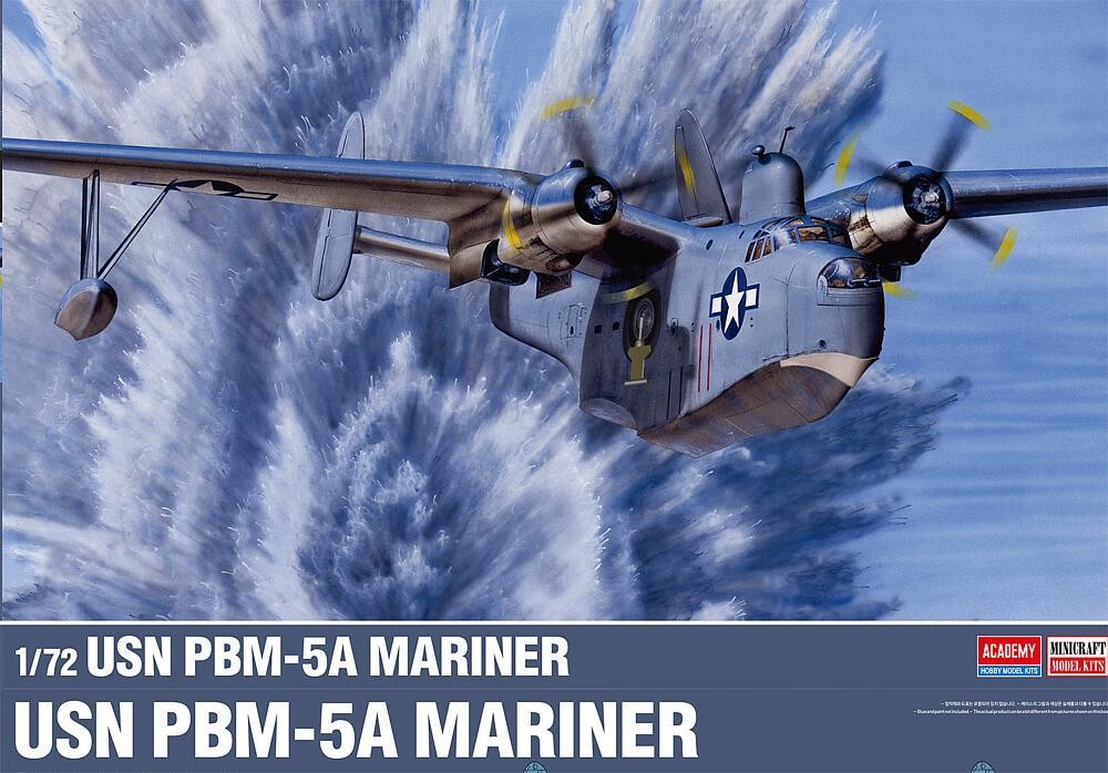 Academy - 12586 USN PBM-5A Mariner Flying Boat - 1/72