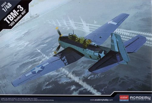Academy - 1/48 TBM-3 Avenger "USS Bunker Hill" 12285