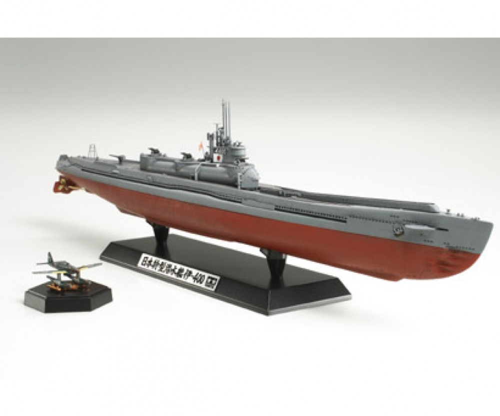 Tamiya - Japanese Navy Aircraft Carrier Sub I-400 - Ship - 78019 - 1/350